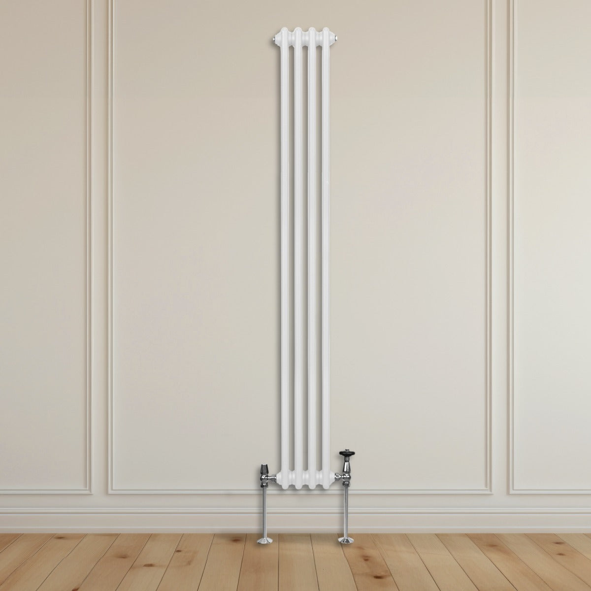 Traditionell 2-kolumns radiator - 1800 x 202 mm – Vit