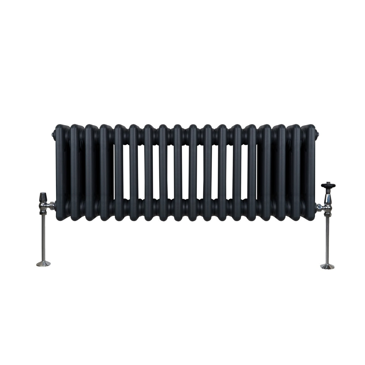 Traditionell 3-kolumns radiator - 300 x 832 mm – Antracitgrå
