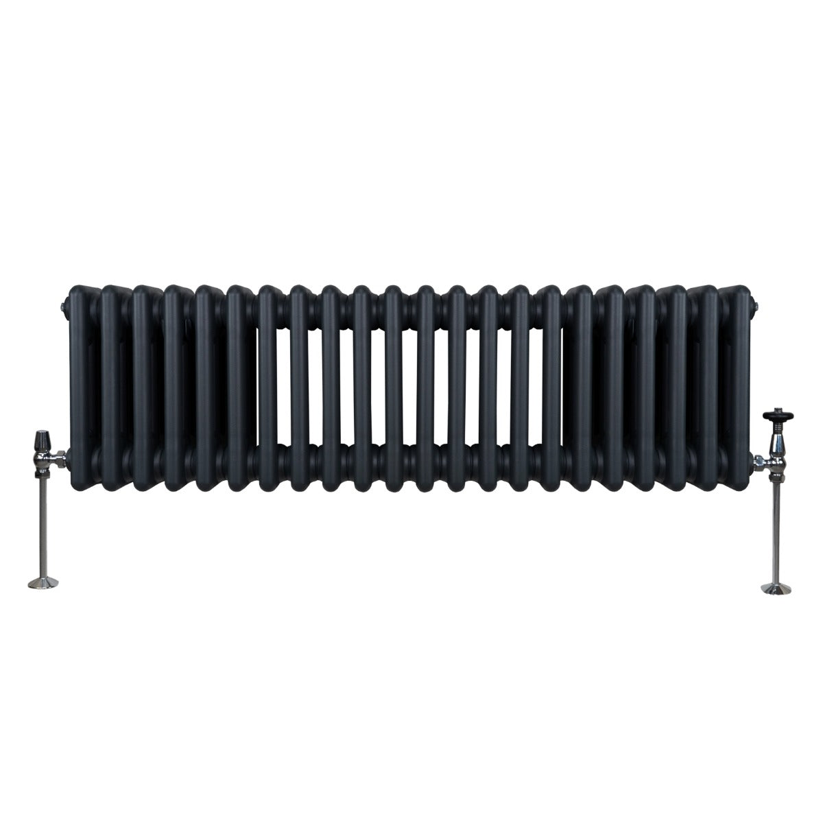 Traditionell 3-kolumns radiator - 300 x 1012 mm – Antracitgrå