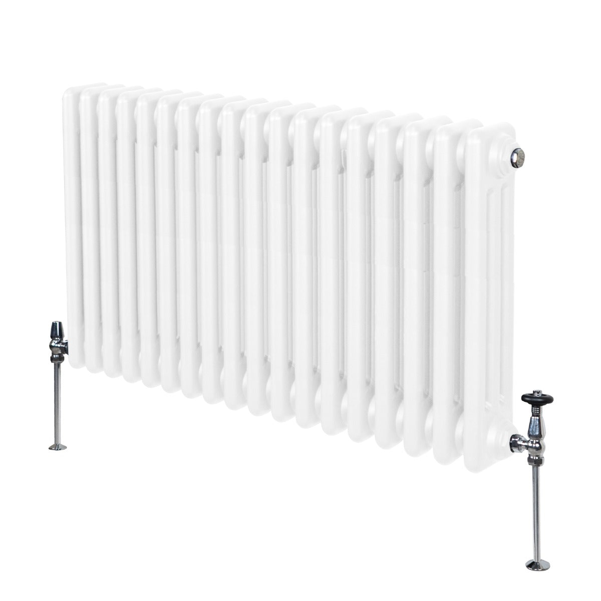 Traditionell 3-kolumns radiator - 600 x 832 mm – Vit