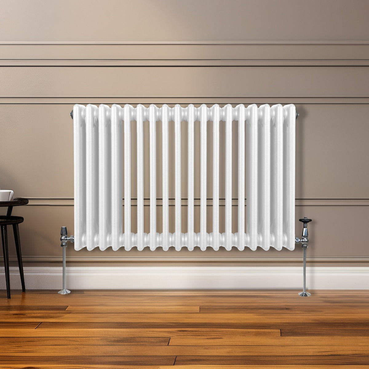 Traditionell 3-kolumns radiator - 600 x 832 mm – Vit