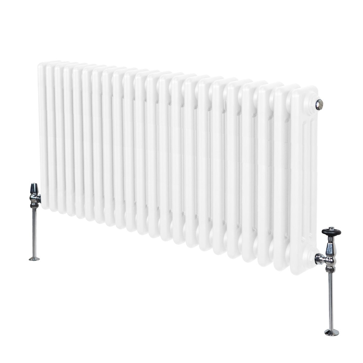 Traditionell 3-kolumns radiator - 600 x 1012 mm – Vit