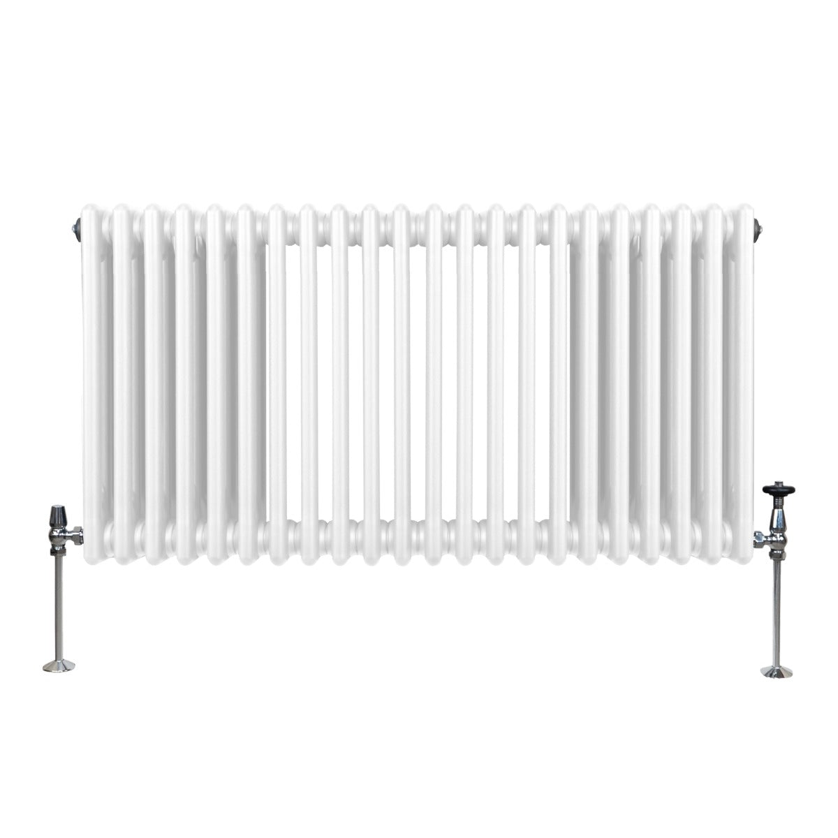 Traditionell 3-kolumns radiator - 600 x 1012 mm – Vit