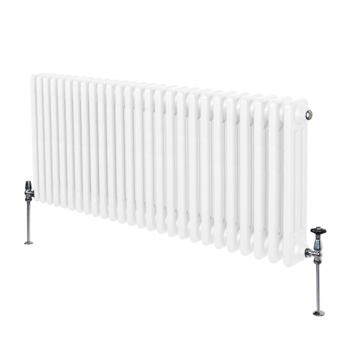 Traditionell 3-kolumns radiator - 600 x 1192 mm – Vit