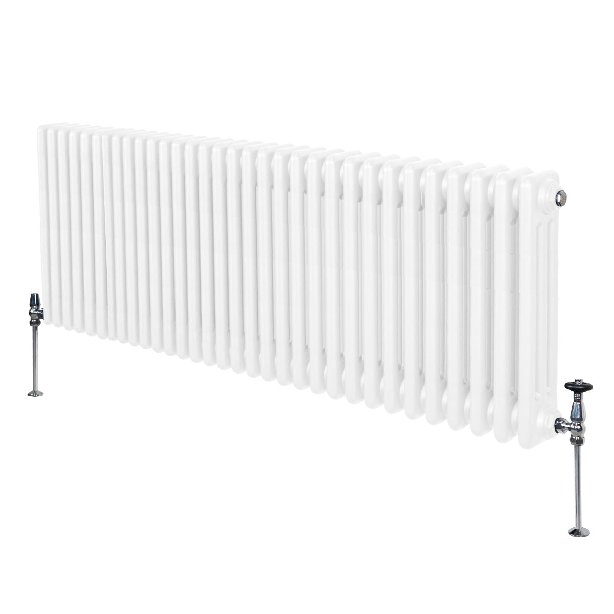 Traditionell 3-kolumns radiator - 600 x 1462 mm – Vit