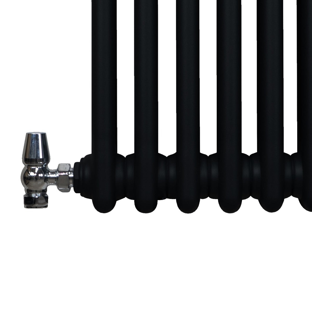 Traditionell 3-kolumns radiator - 600 x 1462 mm – Svart