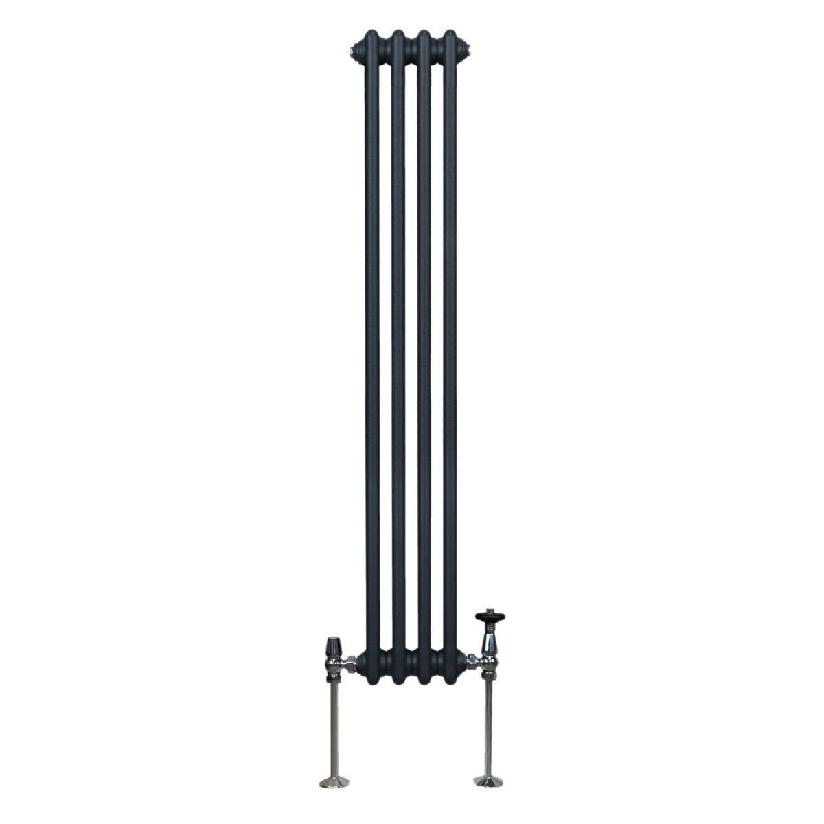 Traditionell 3-kolumns radiator - 1500 x 202 mm – Antracitgrå