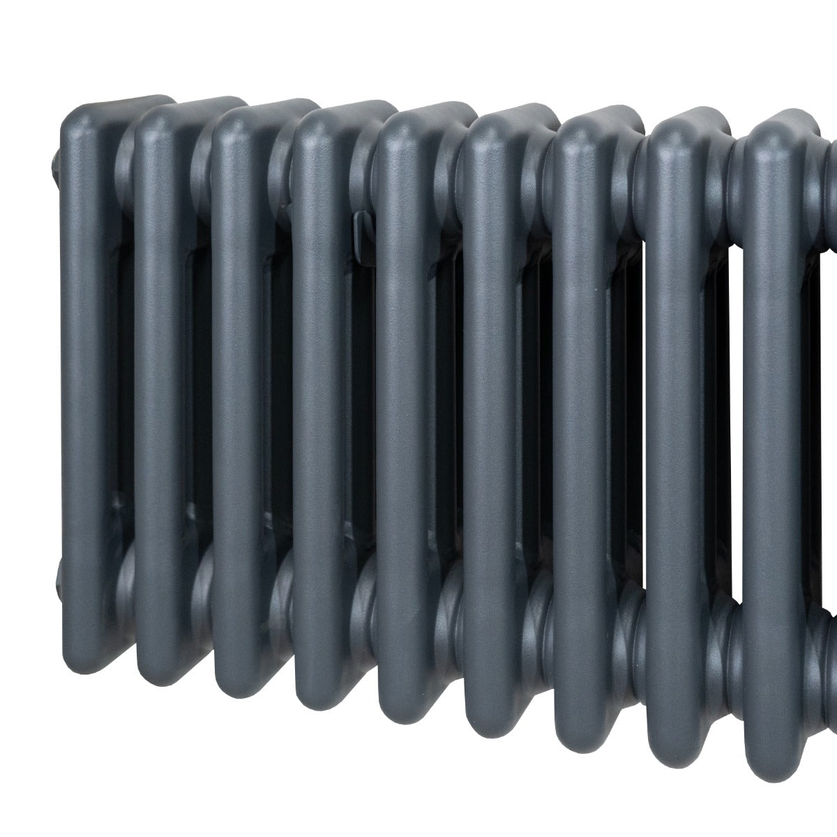 Traditionell 3-kolumns radiator - 1500 x 202 mm – Antracitgrå