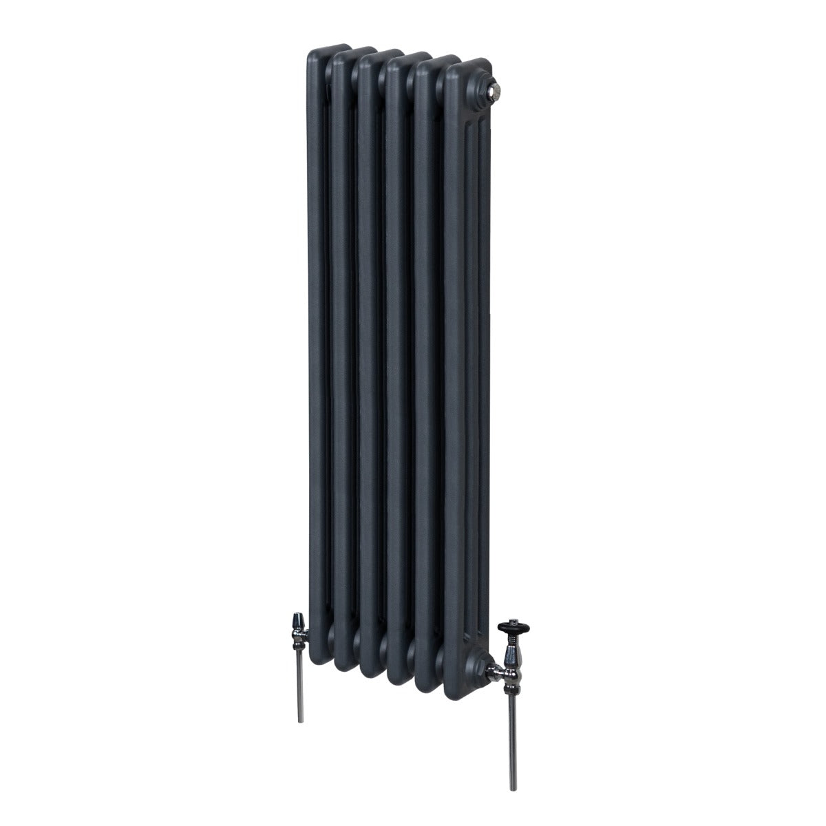 Traditionell 3-kolumns radiator - 1500 x 292 mm – Antracitgrå