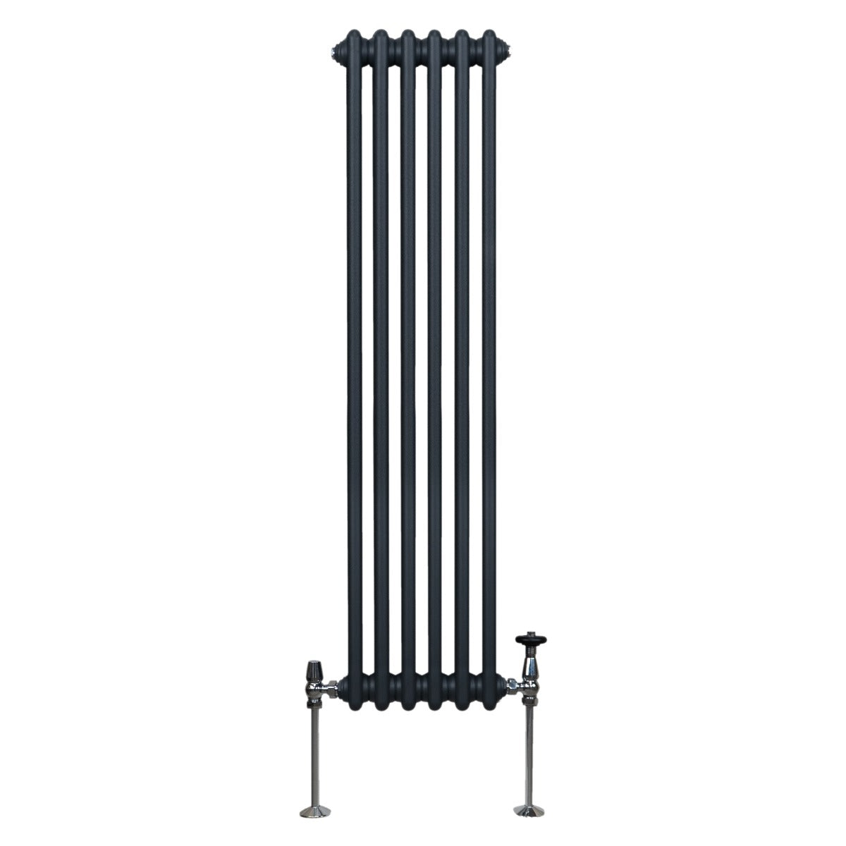 Traditionell 3-kolumns radiator - 1500 x 292 mm – Antracitgrå