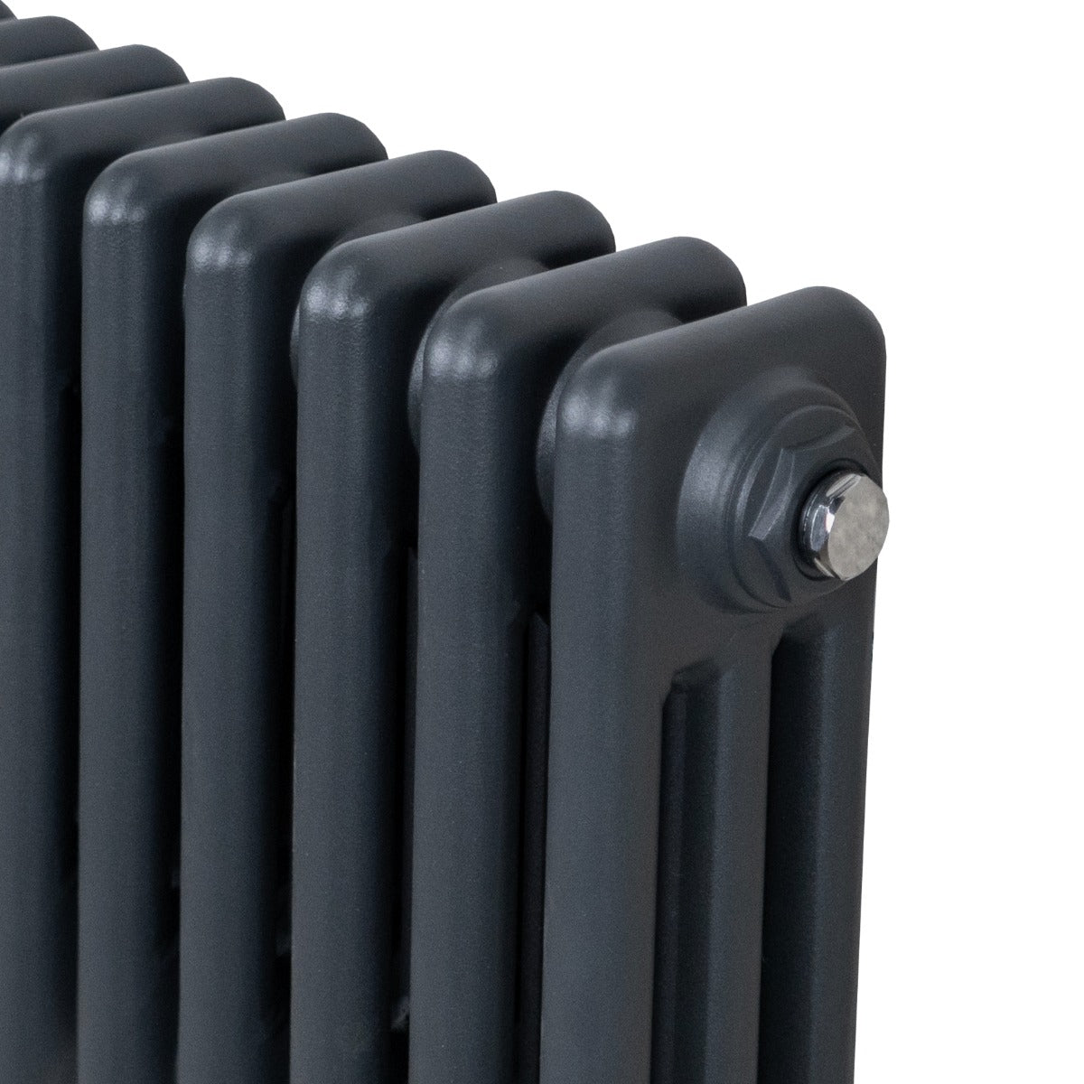 Traditionell 3-kolumns radiator - 1500 x 562 mm – Antracitgrå