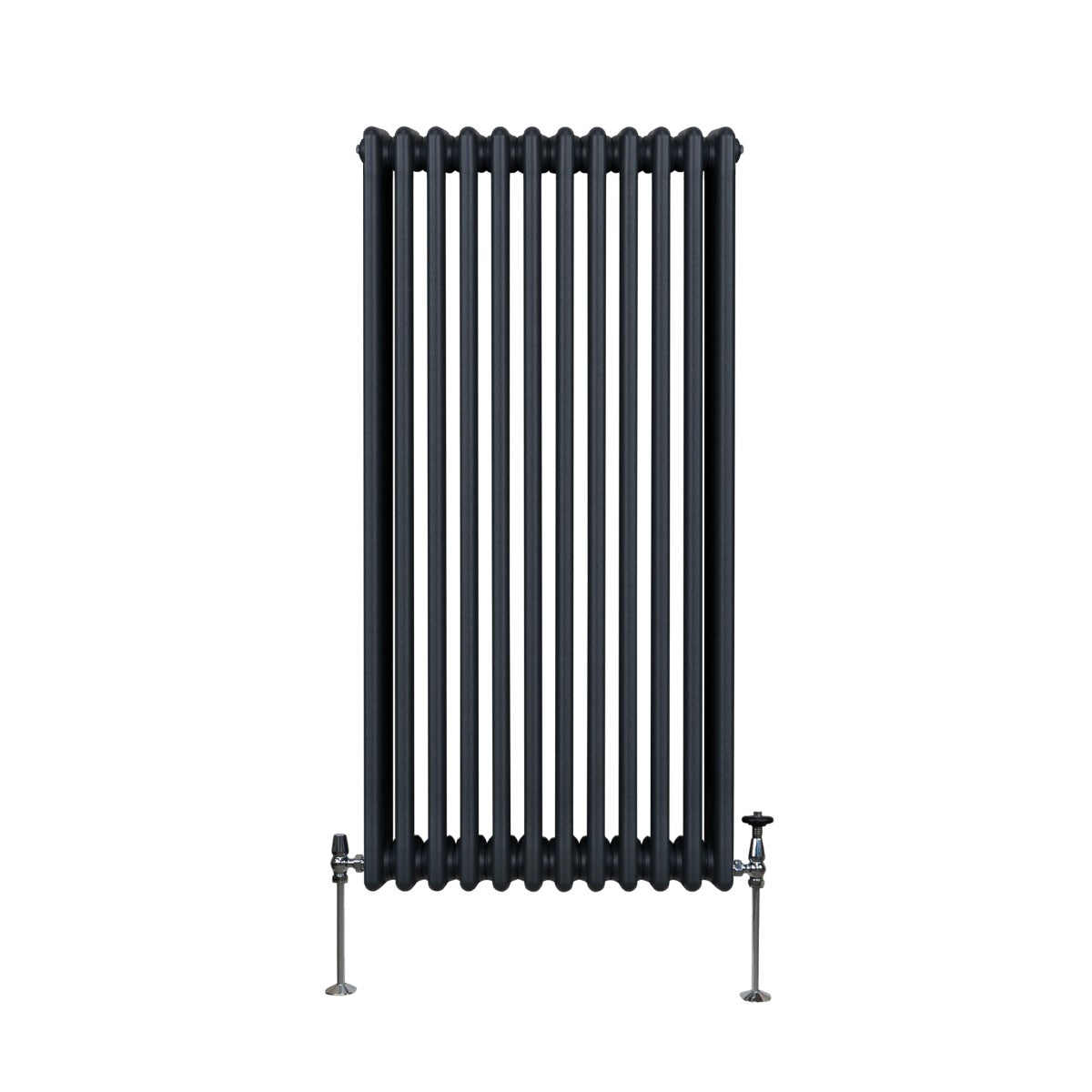 Traditionell 3-kolumns radiator - 1500 x 562 mm – Antracitgrå