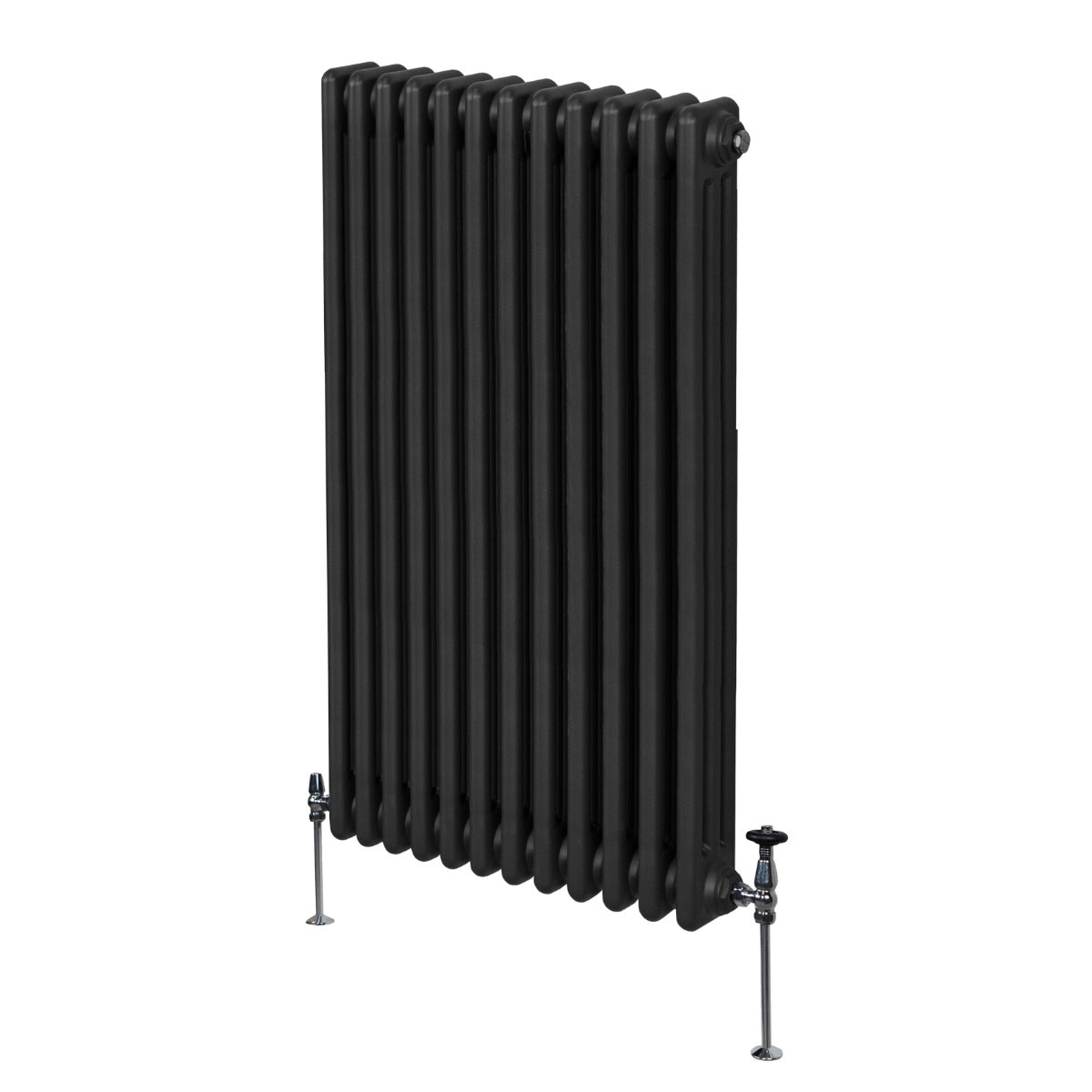 Traditionell 3-kolumns radiator - 1500 x 562 mm – Svart