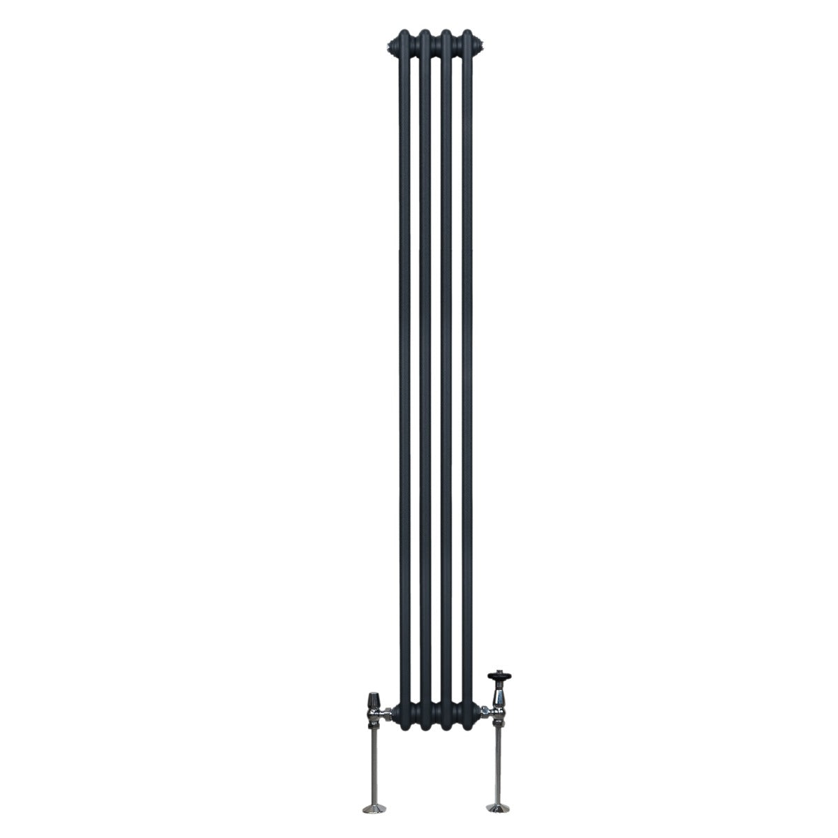 Traditionell 3-kolumns radiator - 1800 x 202 mm – Antracitgrå