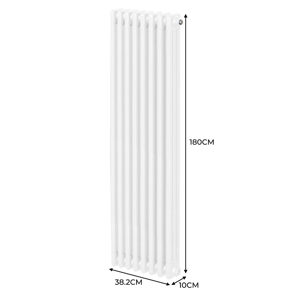 Traditionell 3-kolumns radiator - 1800 x 382 mm – Vit