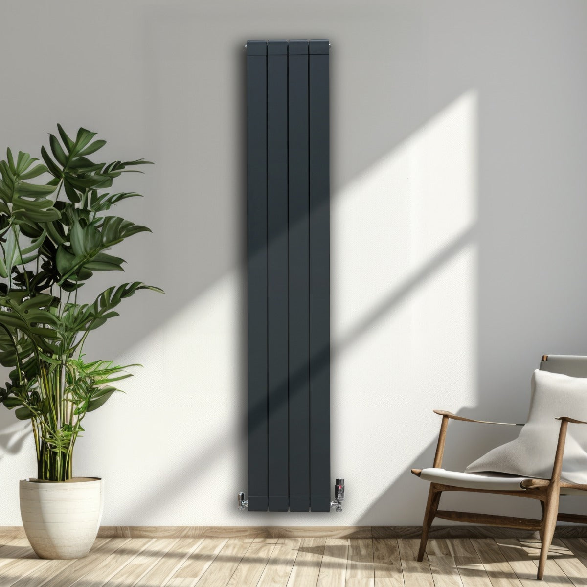 Aluminiumradiator – 1800mm x 315mm – Grå
