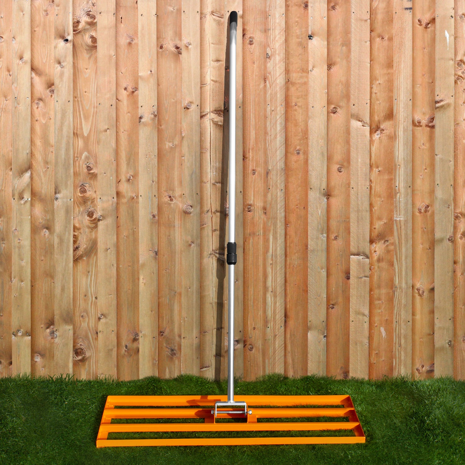 100 cm Gräsutjämnare och Gräsmatteluftare – Orange