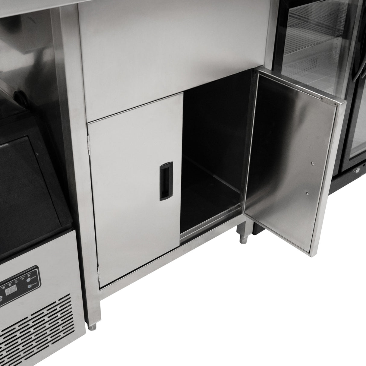 Boba Bubble Tea Arbetsstation Komplett Paket (Kylskåp med skjutdörrar)