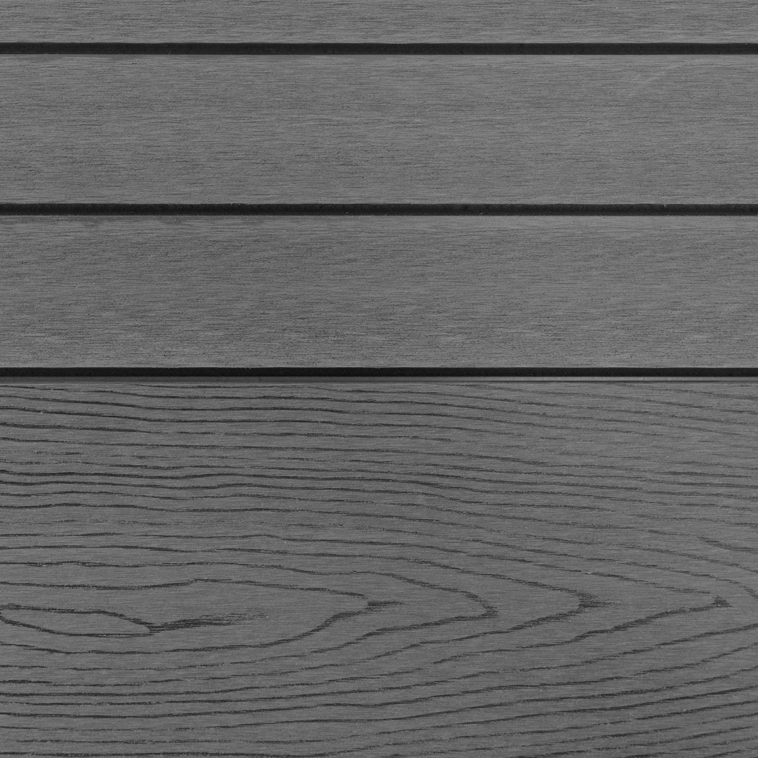 WPC och aluminium utomhusgrind | Grå