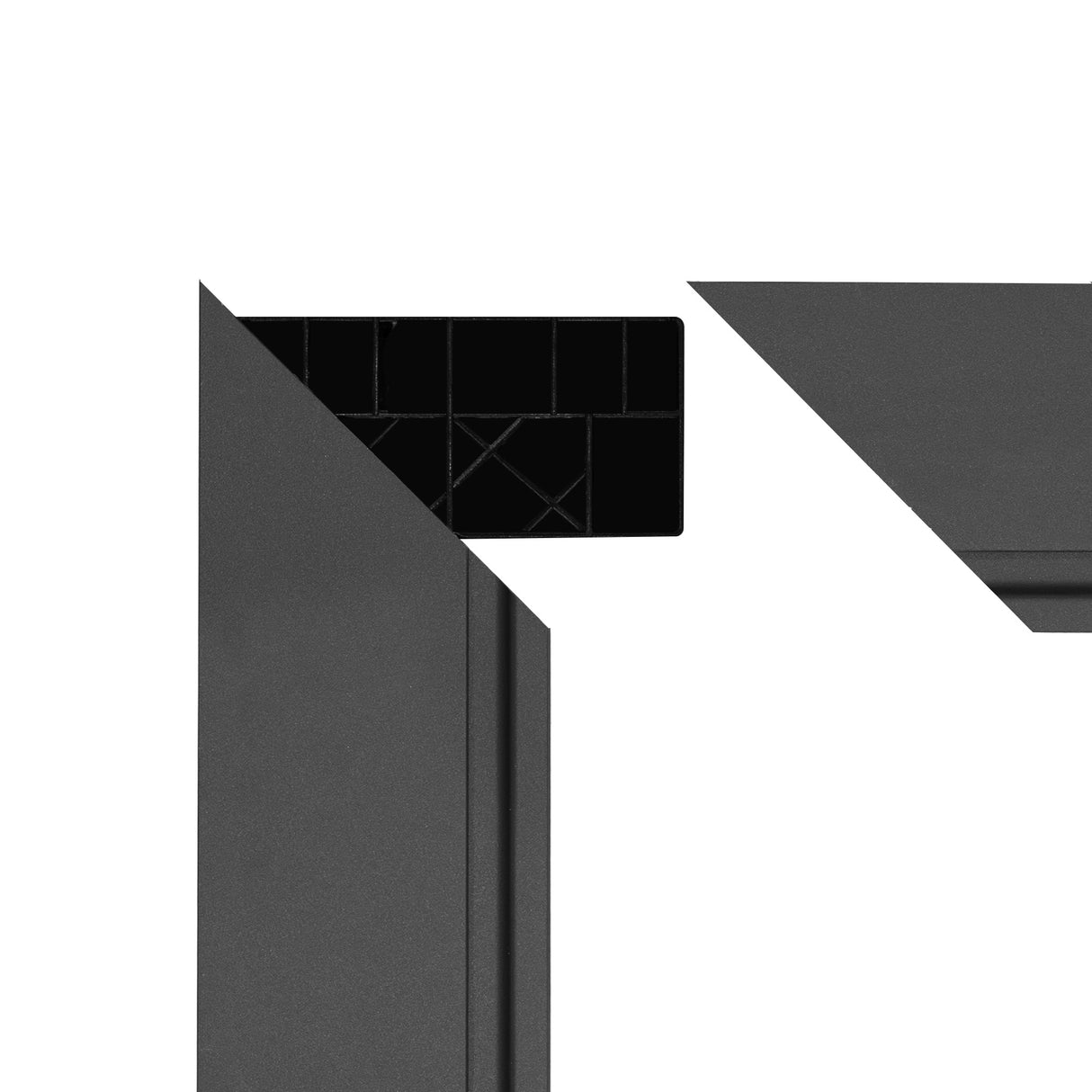 WPC och aluminium utomhusgrind | Brun