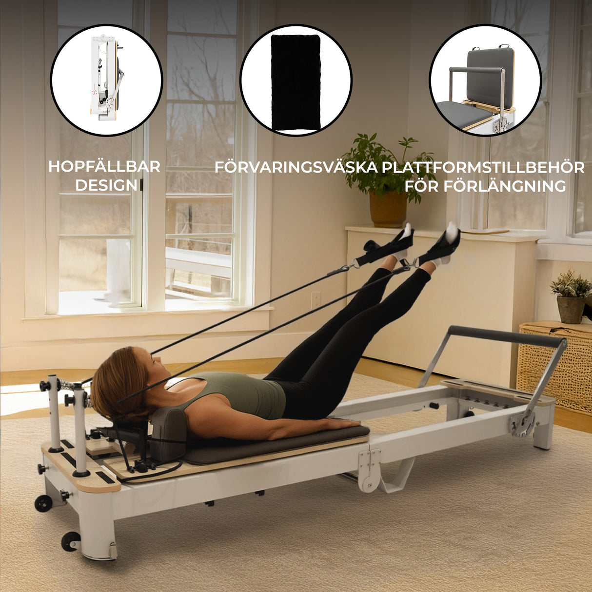 Pilates Reformer i Aluminium