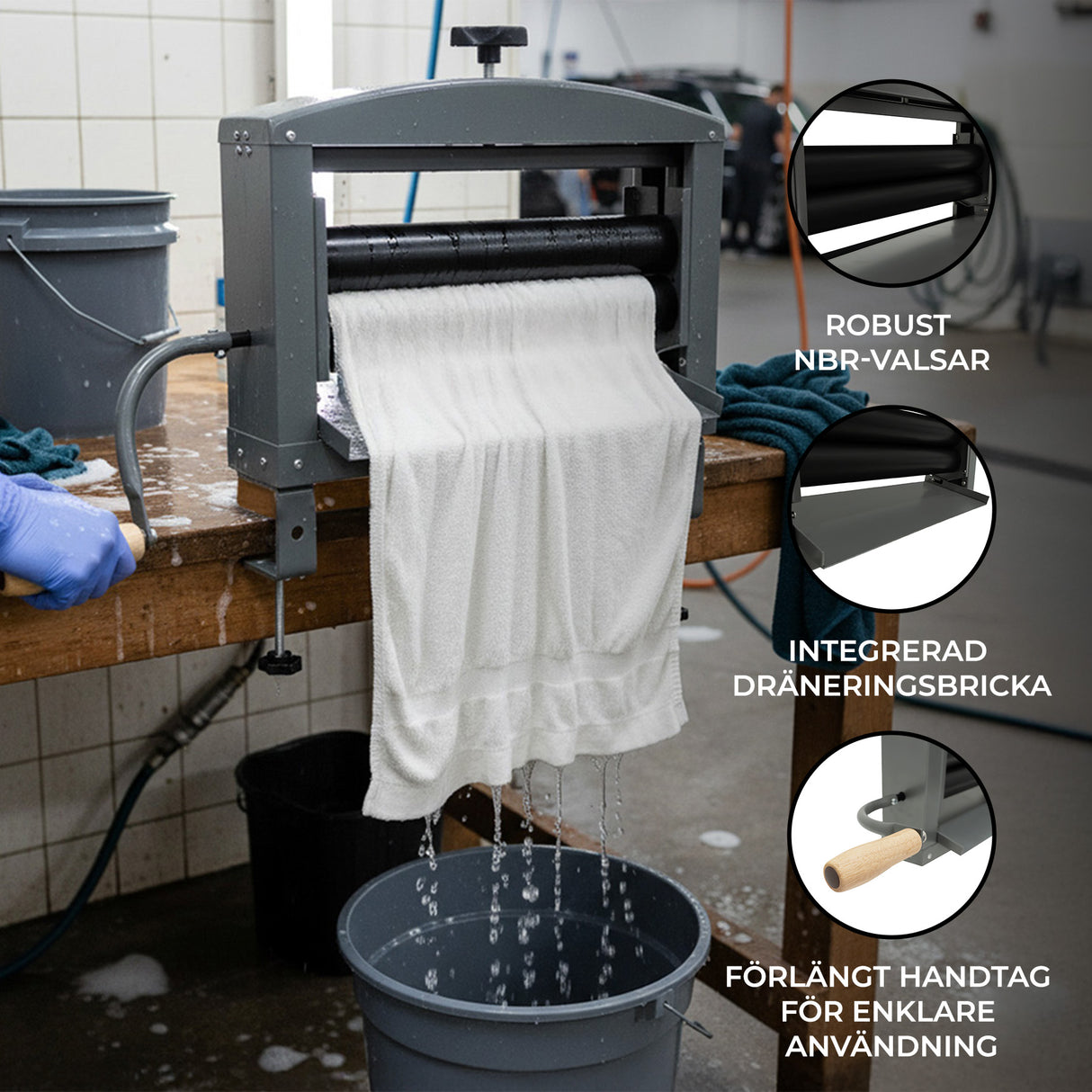 Manuell Wringer (Handvridare)