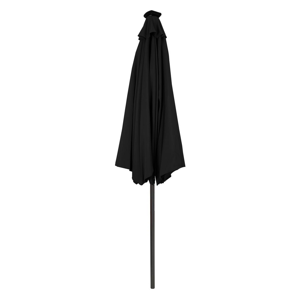 Lutbart LED-Parasoll 2,7 m – Svart