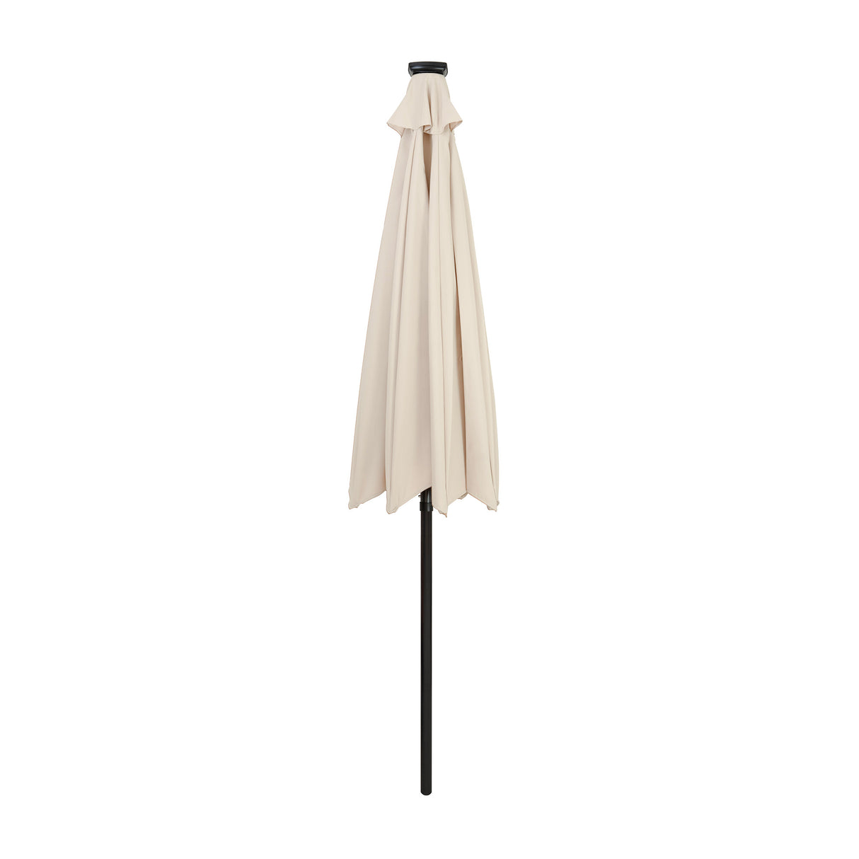 Lutbart LED-Parasoll 2,7 m – Krämvit