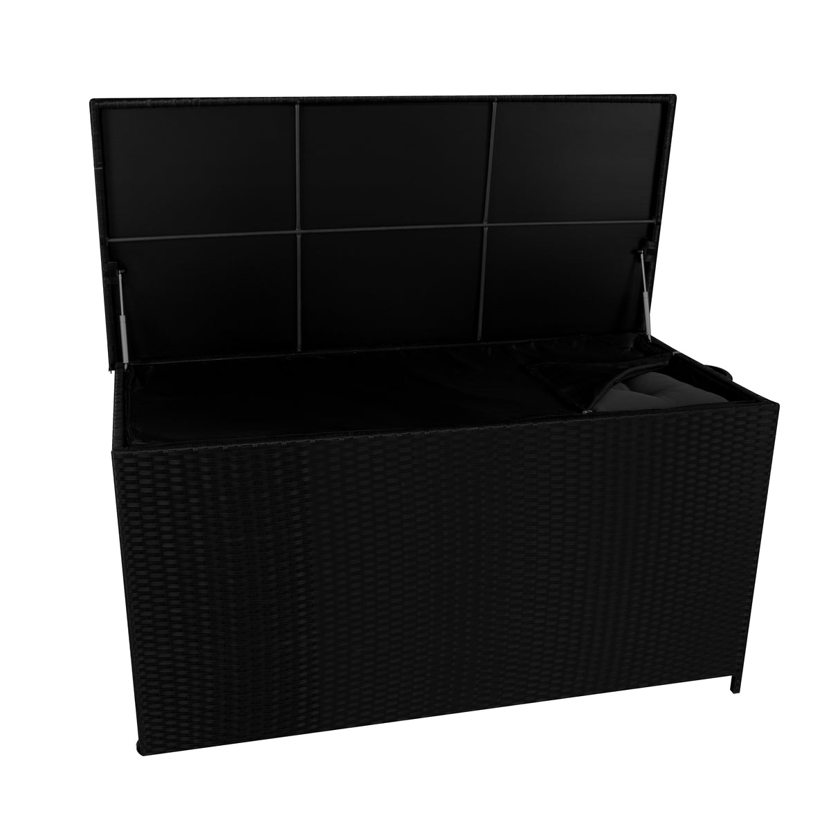 Dynbox i Rotting 700 l – Svart
