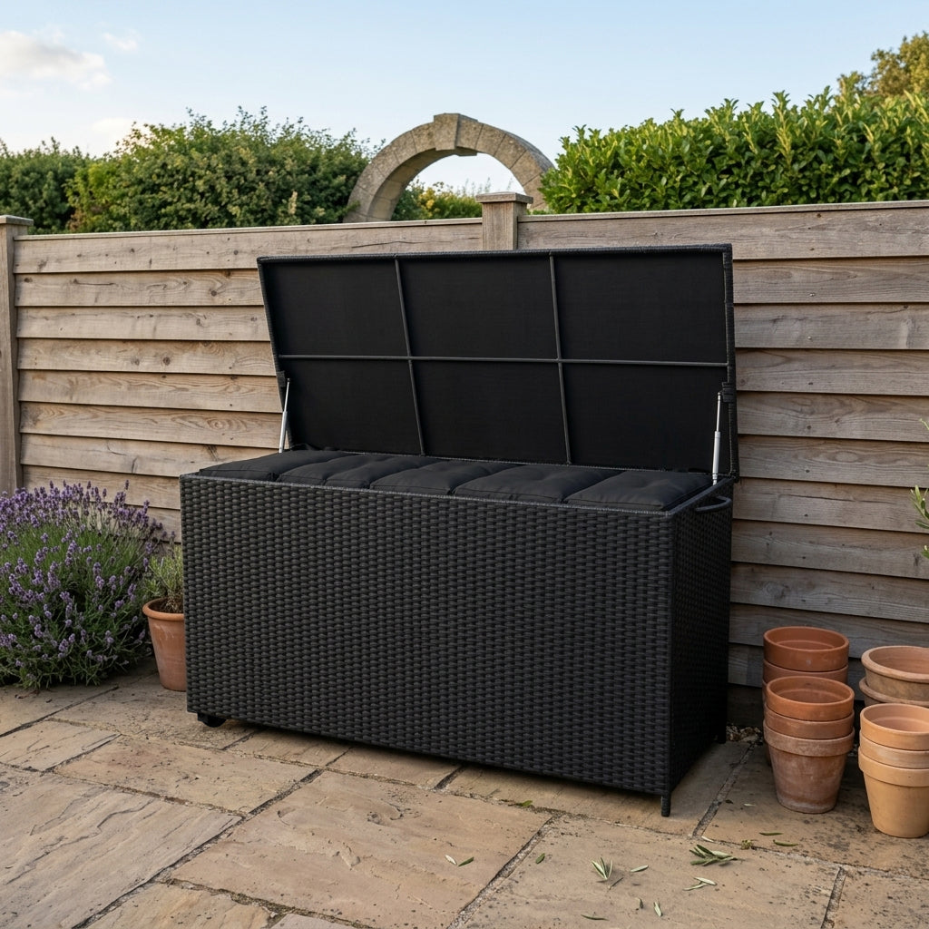 Dynbox i Rotting 700 l – Svart