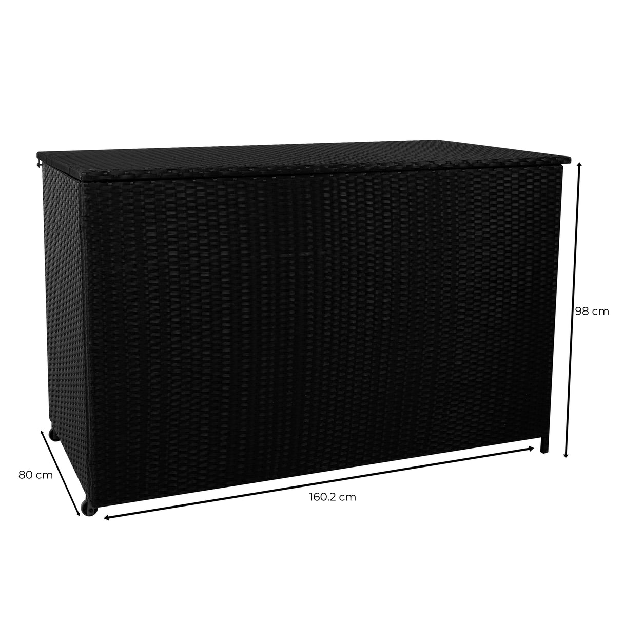 Dynbox i Rotting 996 l – Svart