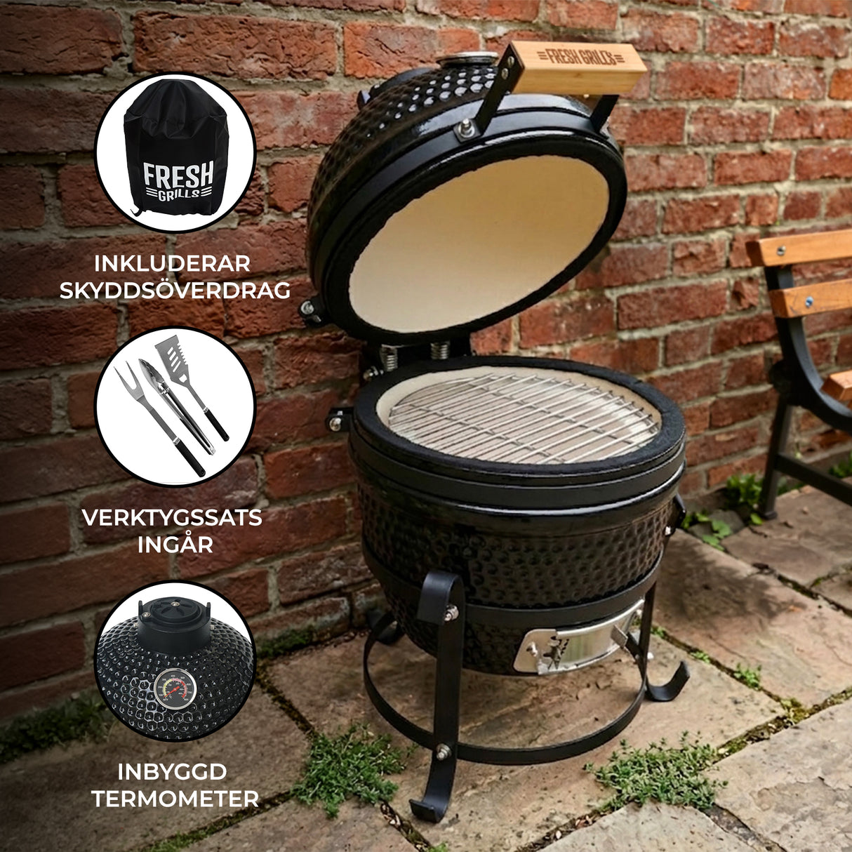 Kamado Grill – 33 cm