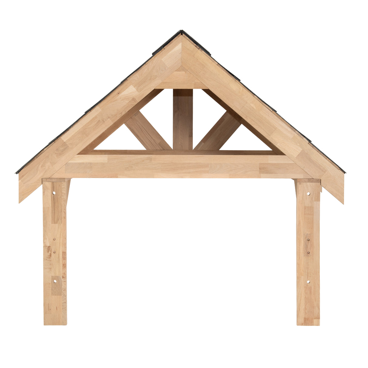 Entrétak i massiv ek – Komplett kit – 125 cm