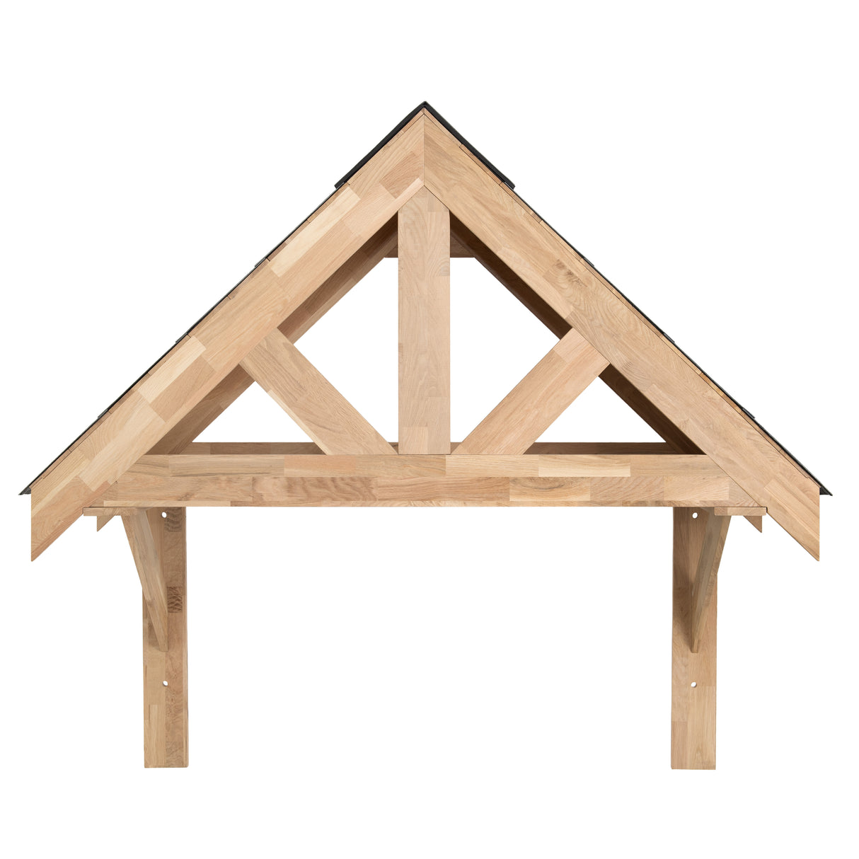 Entrétak i massiv ek – Komplett kit – 140 cm