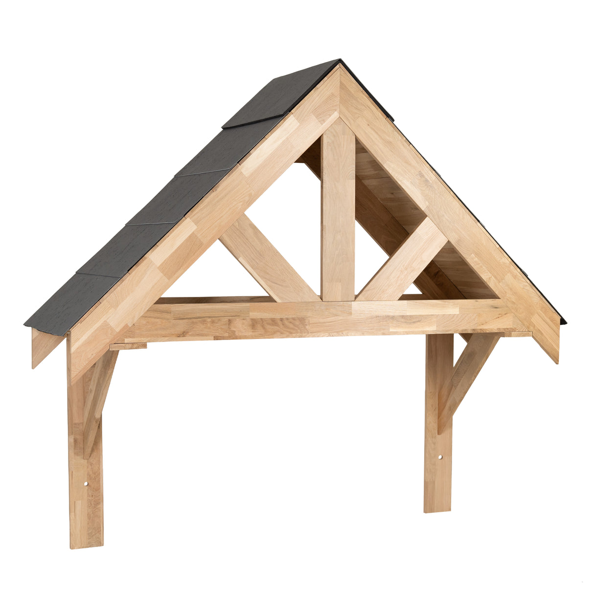 Entrétak i massiv ek – Komplett kit – 140 cm