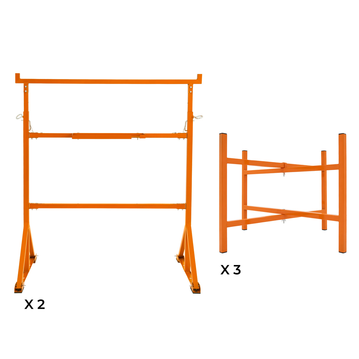 Arbetsbockar 2-pack och Murbrukställ 50 cm 3-pack
