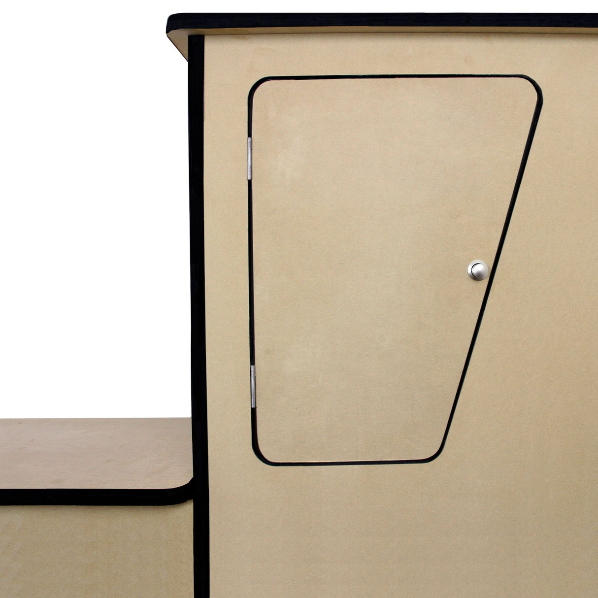 11 kvm svart skåpbilsklädsel och lim med campingkök