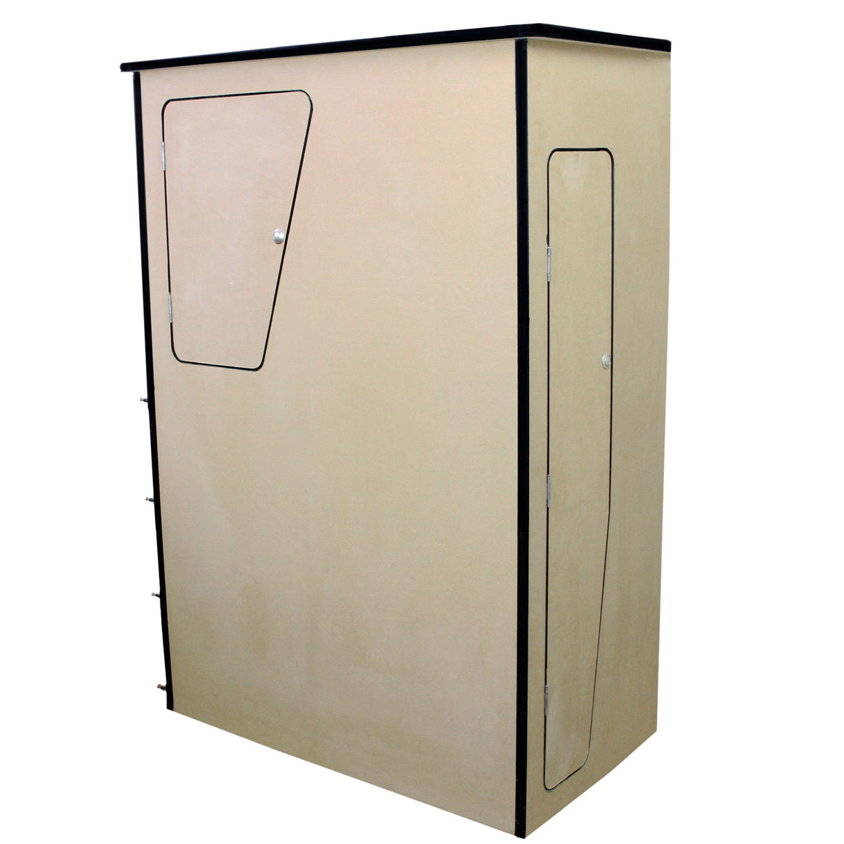 11 kvm svart skåpbilsklädsel och lim med campingkök