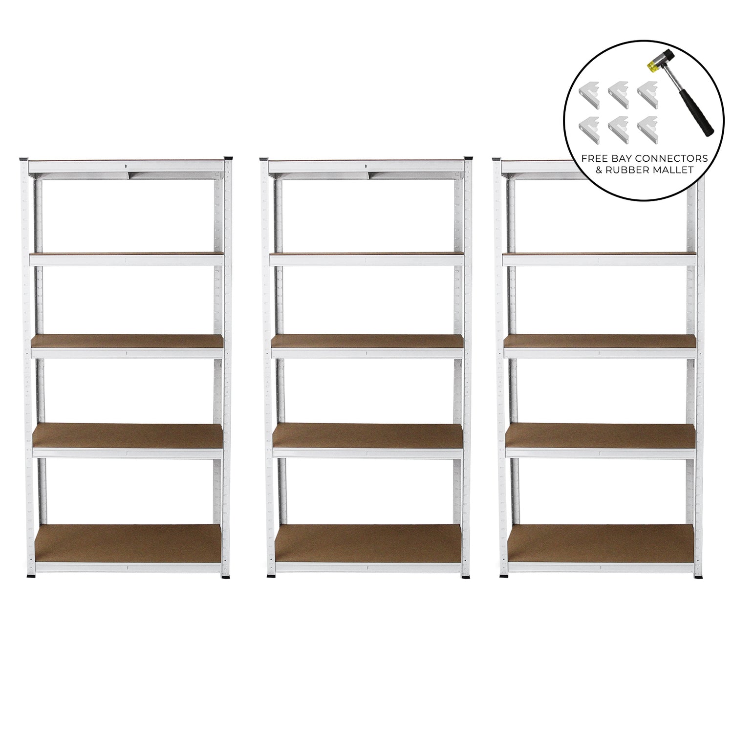 3 x E-Rax Vita Hyllenheter
