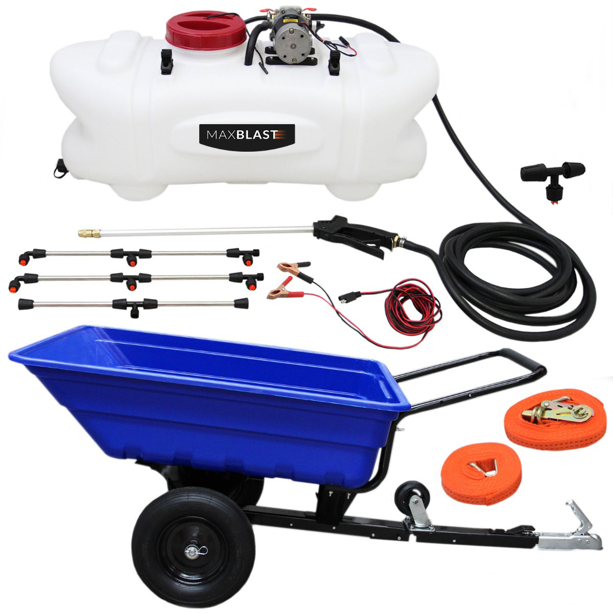 ATV Tippvagn & 60 Liters Spray
