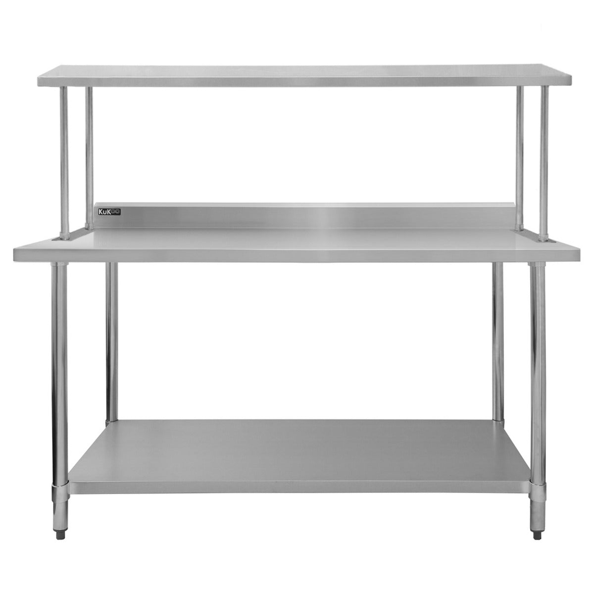 180 cm Cateringbänk med Överhylla