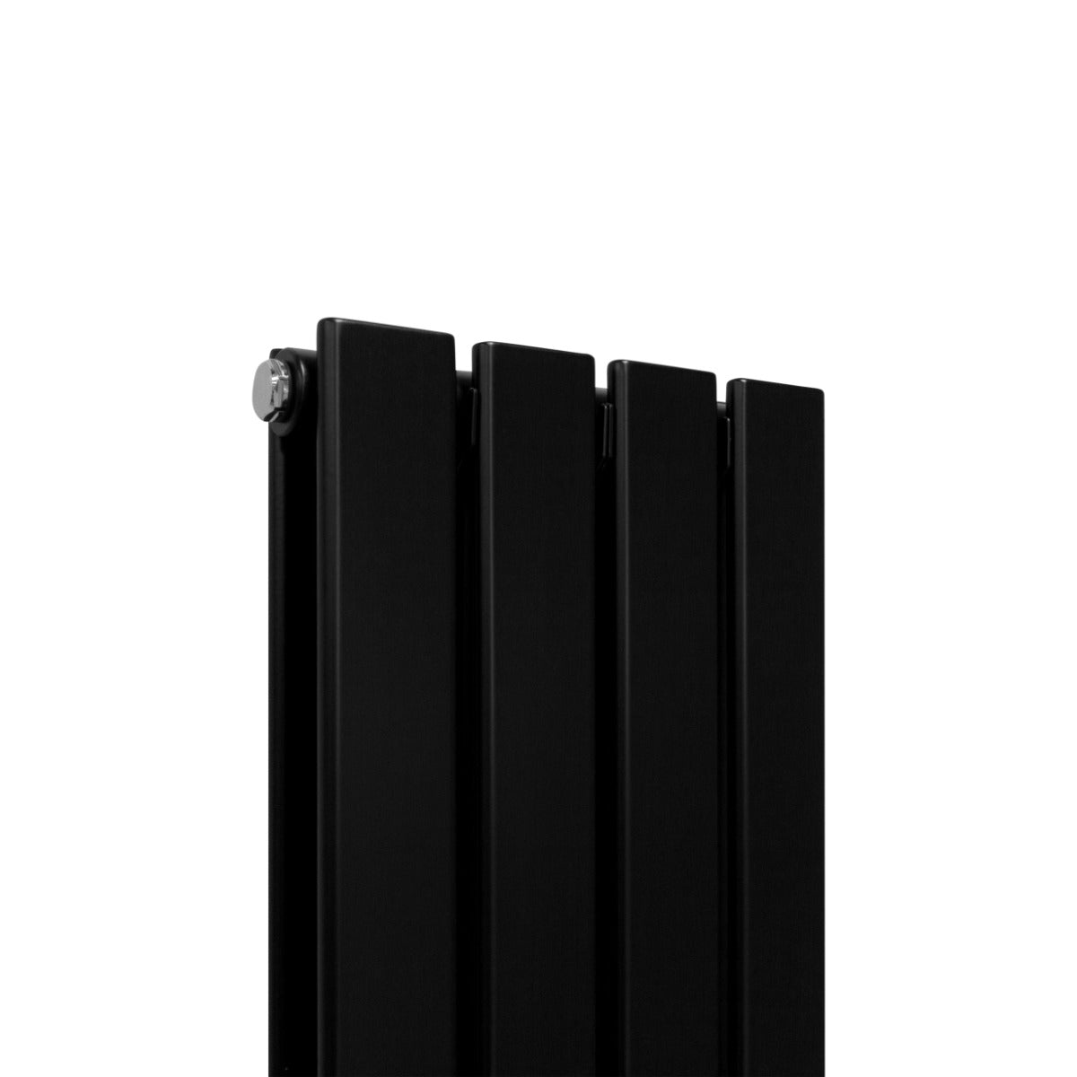 Designerradiatorer med Platta Paneler Svarta 1600mm x 280mm