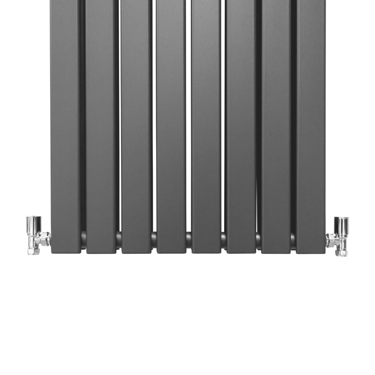 Designerradiatorer med Platta Paneler Mörkgrå 1600mm x 560mm