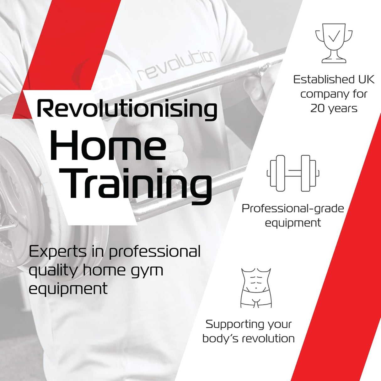 Body Revolution Olympiska Bumpervikter 2 x 15 kg – Gul