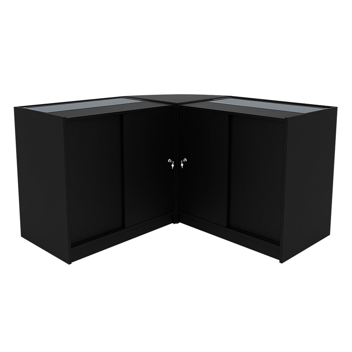 "HELIOS" Set med LED-belysta Butiksmoduler CM60+ 2x K900 – Svart