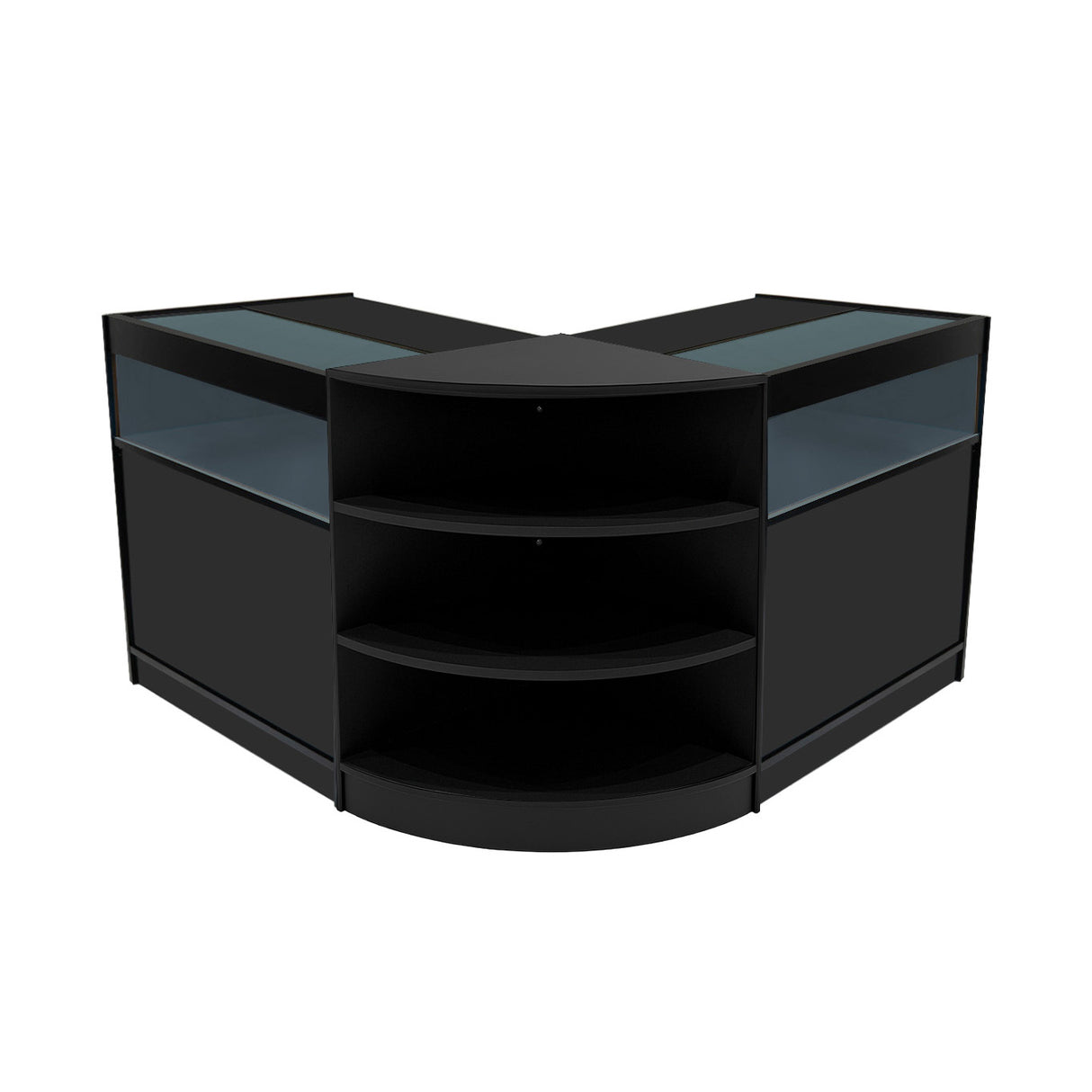 "THESEUS" Set med LED-belysta Butiksmoduler LM60+ 2x B900 – Svart