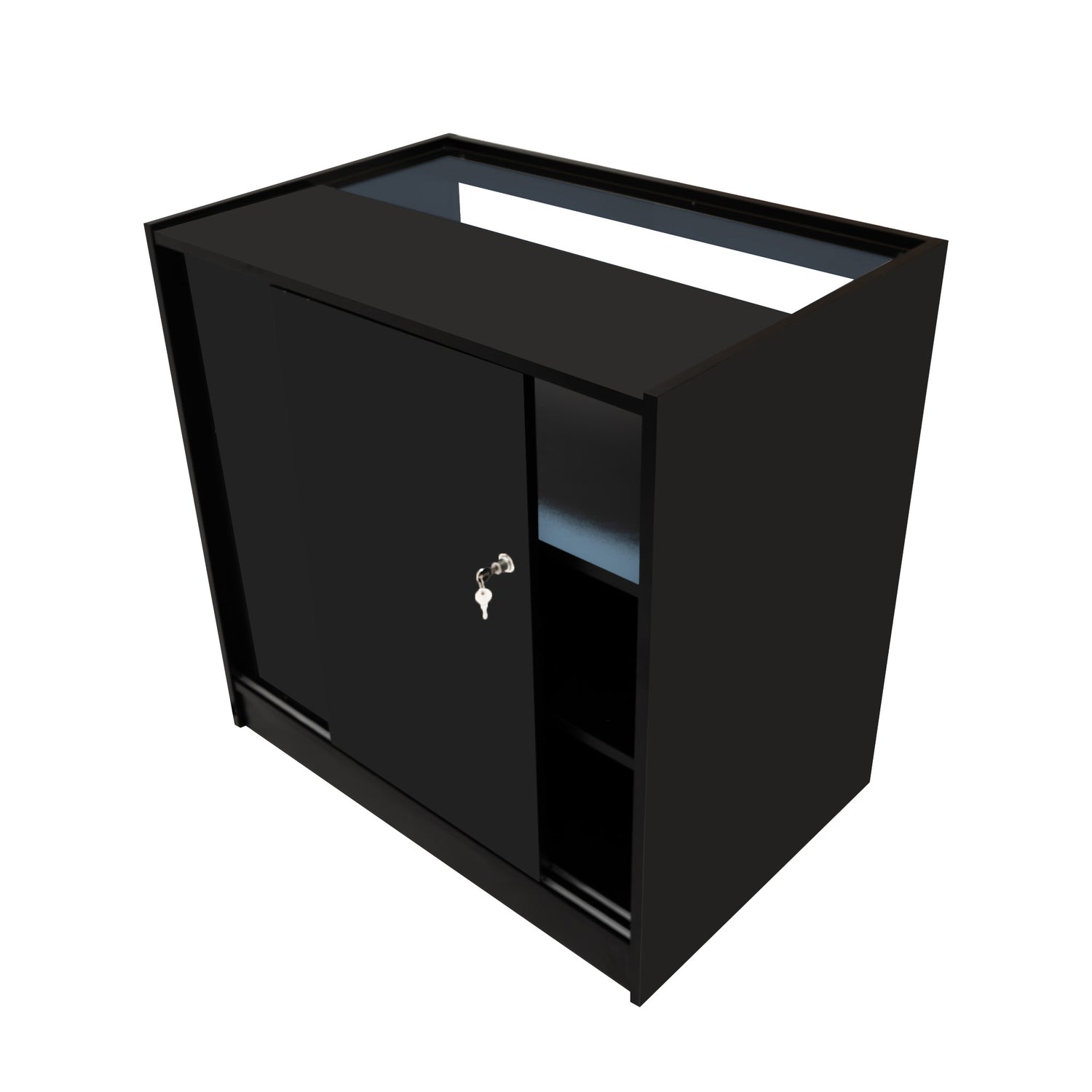 "THESEUS" Set med LED-belysta Butiksmoduler LM60+ 2x B900 – Svart