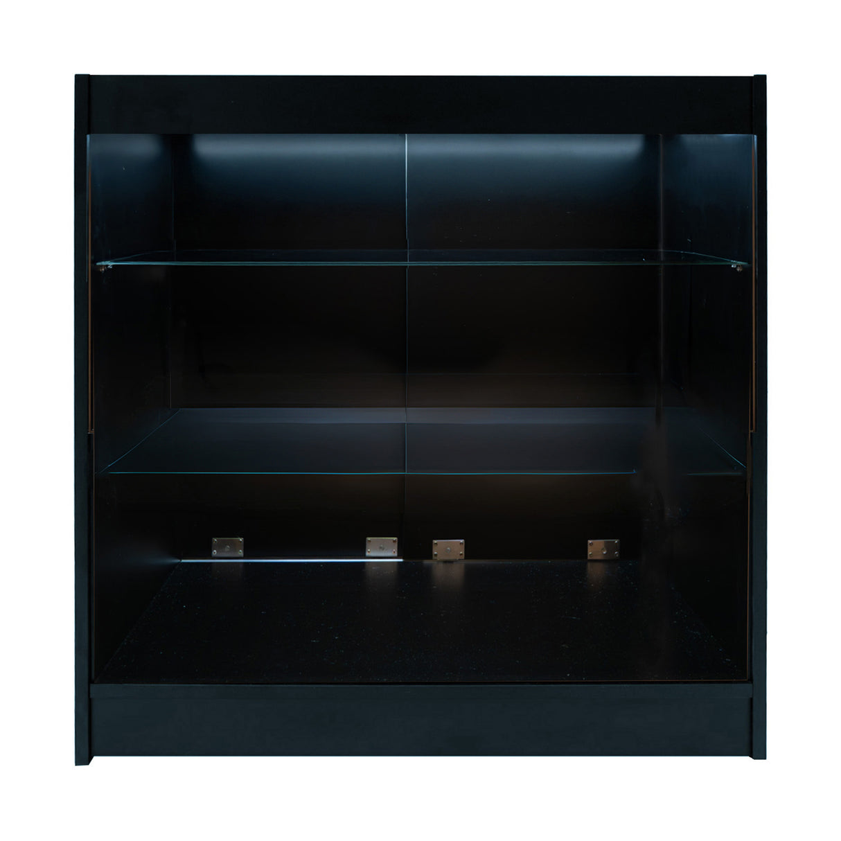 "ARIES" Set med LED-belysta Butiksmoduler CM60 + 2xK900 + TB60 – Svart