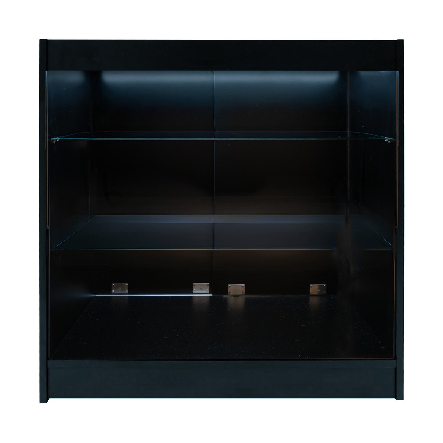 "ARIES" Set med LED-belysta Butiksmoduler CM60 + 2xK900 + TB60 – Svart
