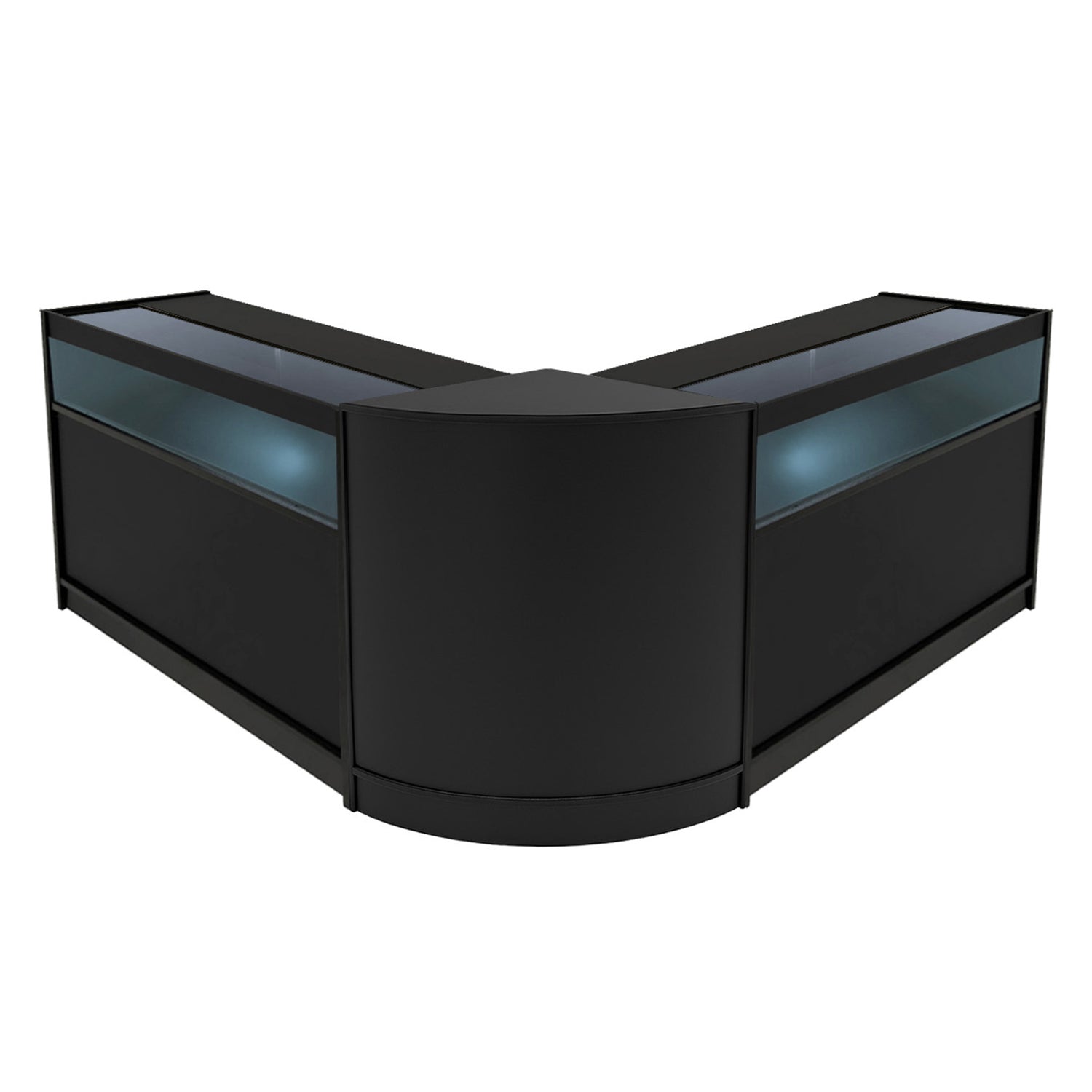 "IRIS" Set med LED-belysta Butiksmoduler CM60+ 2x B1200 – Svart
